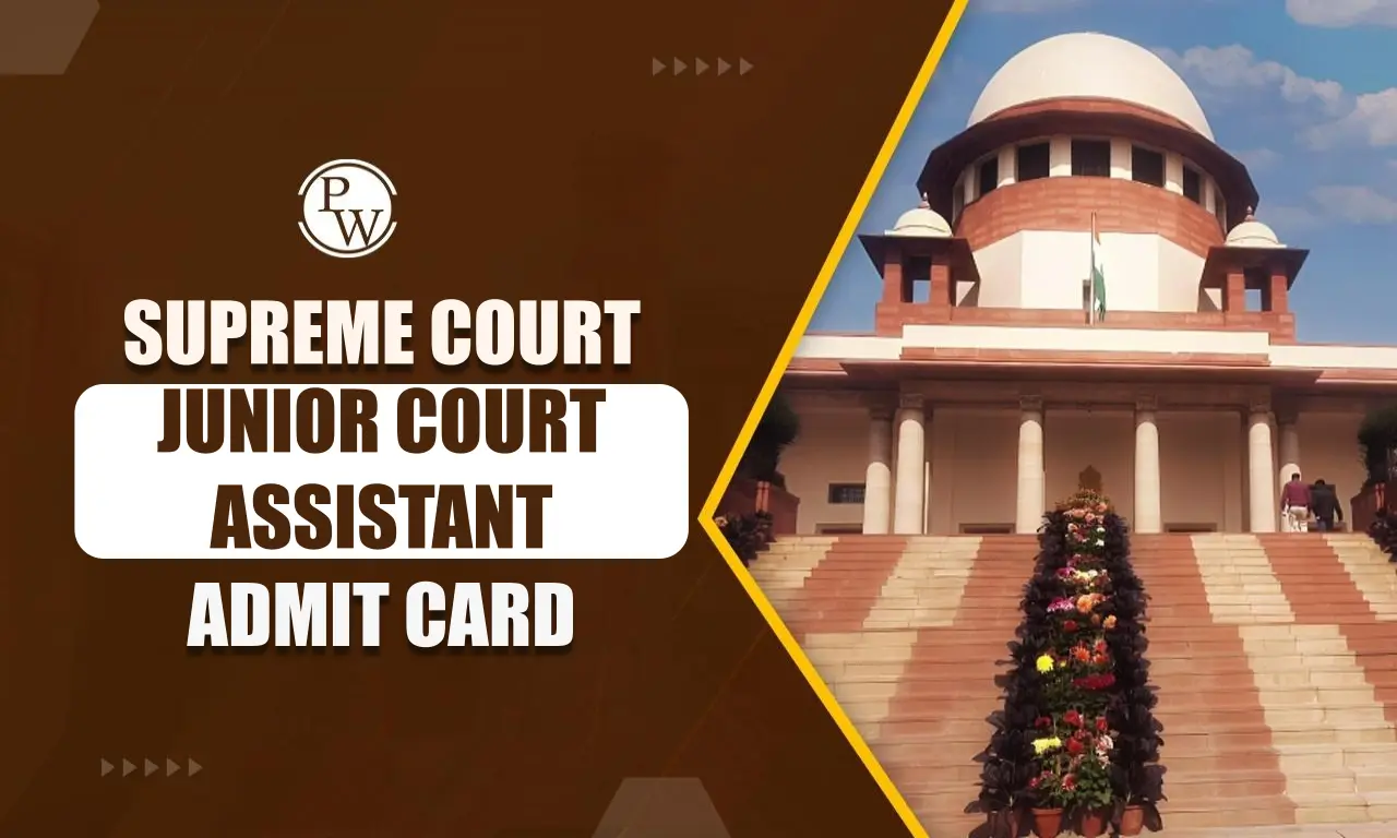 Supreme Court JCA Skill Test Admit Card 2025, City Intimation Slip Out